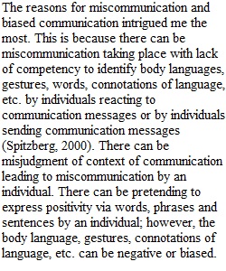 Week 1, Discussion 1.2 - Applying Our Understanding of Communication Contexts